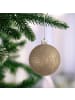 relaxdays 30-tlg. Weihnachtskugeln Set in Champagner