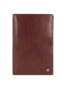 Esquire Toscana Reisepassetui RFID Leder 12 cm in coffee
