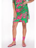IZIA Women Skirt in green pink