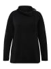 Ulla Popken Sweatshirt in schwarz