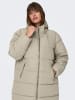 ONLY Carmakoma Plus Size Stepp Mantel Parka CARNEWDOLLY in Beige-2