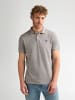 Klassisches Poloshirt Dolphin in Schwarz