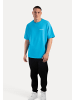 SMILODOX T-Shirt Tamio in Hellblau