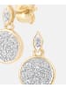 Diamant L'éternel Ohrhänger aus 375 Gelbgold mit Diamant