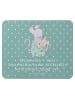Mr. & Mrs. Panda Maus-Pad Erzieherin Superheldin mit Spruch in Meeresbrise