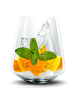 Mr. & Mrs. Panda Whiskyglas Bären mit Hut ohne Spruch in Transparent