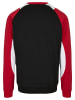 STARTER Sweater in black/cityred/white