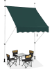 COSTWAY Klemmmarkise 150 cm in Grün