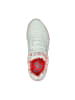 Skechers Sneakers "UNO" in Weiß / Rot / Pink