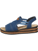 rieker Komfort-Sandalen in denim/cayenne