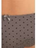 LASCANA Panty in taupe-uni, gepunktet, gestreift