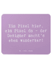 Mr. & Mrs. Panda Mauspad Spruch Designer Pixel Kunst mit Spruch in Lavendeltraum