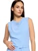 BETTY & CO Jumpsuit mit Wasserfallausschnitt in Hellblau