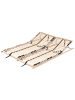 Beliani Lattenrahmen MONTHOIS in Braun - (W) 178 x (H) 11 x (L) 195 cm