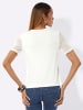creation L Kurzarmshirt in ecru