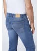Oklahoma Jeans Jeans mit raffiniertem Schnitt in Blau