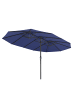 SONGMICS Sonnenschirm Sheld in Blau - (B)270 x (H)245 x (T)460 cm