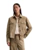 Marc O'Polo Overshirt regular cropped in Medium Brown