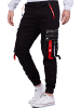 Cipo & Baxx Herren Slim Fit Hose Mid Waist in Black