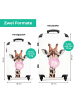NoBoringSuitCases Suitcase, Handgepäck, Koffer, Trolley, Reisekoffer Giraffen-Druck mit