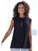 LASCANA Pliseetop in schwarz
