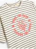 KOTON T-shirt in Ekru Gestreift