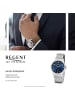 Regent Armbanduhr-Analog silber mittel (ca. 39mm) Regent Zugarmband