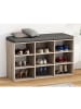 ebuy24 Sitzbank HinsolXS Eiche Eiche 80 x 30 cm