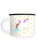 Mr. & Mrs. Panda Henkeltasse Einhorn Pupsen ohne Spruch in Weiß