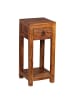 FineBuy Beistelltisch in Braun / Sheesham / 30x30x68