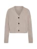 Style Republic Short Cardigan Kaschmir-Woll-Gemisch in camel melange