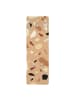 WALLART Garderobe - Terrazzo Muster Florenz in Braun