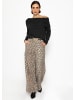SASSYCLASSY Schulterfreier Pullover in Schwarz