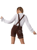 tectake Lederhose Alpsee in braun