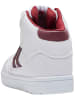 Hummel Sneaker Mid Camden High Jr in WHITE/RED