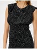 KOTON Kleid in Schwarz Gemustert