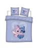 Lilo & Stitch Lilo & Stitch Baumwoll-Mix Bettwäsche für Kinder 240 × 220 cm mit in Lila