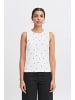 ICHI Ärmellose IHPALMA Regular fit in Cloud Dancer w. TE heart embro