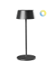 Beliani Tischlampe für den Außenbereich GUDER in Schwarz - (W) 15 x (H) 36 x (L) 15 cm
