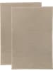 Erwin Müller Baumwolle Frottier-Geschirrtuch 2er-Pack in beige
