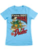 Teenage Mutant Ninja Turtles Shirt "Extra Hot Pizza Dudes Girly Tee" in Blau