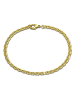 GoldDream Armband Gold 333 Gelbgold - 8 Karat ca. 19cm Tigeraugenkette