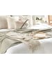 Beliani Kuscheldecke TILMI in Beige/Weiß - (W) 130 x (H) 1 x (L) 160 cm
