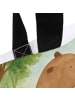 Mr. & Mrs. Panda Tote Bag Bär Schulterblick Design ohne Spruch in Weiß