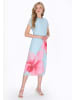 Usha Women Dress in mint  blue pink