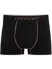 normani normani 12 x Herren Baumwoll-Boxershorts in Lachs/Rot/Schwarz
