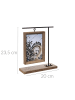 Atmosphera Créateur d'intérieur Bilderrahmen mit Ständer in Braun, (B) 6 x (H) 23,5 x (L) 20 cm