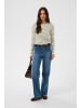 Kaffe Langarm-Shirt KAliddy Regular fit in Chalk W. Aloe Stripe