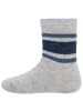 ewers 3er-Set Socken 3er Pack Ringel in latte-stahlblau-hellsilber mel