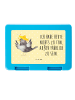 Mr. & Mrs. Panda Brotdose Rabe Sombrero mit Spruch in Gelb Pastell